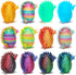 bgezxuy Mini 3D Printed Dragon Eggs with Dragon Inside, Articulated Crystal Dragons 3D