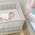 100% Lambs & Ivy Watercolor Pastel Rainbow Cotton Baby Fitted Crib Sheet