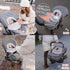 Cozy ACRABROS Car Seat Cover Baby: Winter Infant Carseat Canopy for Boy Girl Newborn, Zipper Peeping Window, Warm Cold