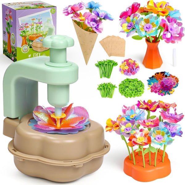 Scvcid DIY Art Flower Toys Include Extra Accessories Set, Arts and Crafts Activity