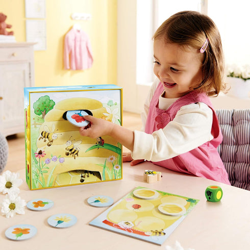2 2+ HABA My Very First Games Hanna Honeybee - Cooperative Color Die Games Ages (Made in Germany)
