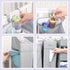 Orzbow 3-in-1 Hanging Diaper Organization Storage for Baby Essentials, Nursery Organizer and Baby Diaper Caddy, Light