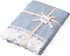 Booulfi Baby Blankets Neutral Knitted Blue Cotton Blue Baby Blanket Stroller Lace