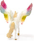 7" 5+ Schleich bayala - Rainbow Unicorn Figure - Unicorn Toy for Girls and Boys - Fantasy Horse Figurine for Kids Ages