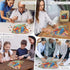 300 15*14in Sea Turtle Wooden Puzzle for Adults, Vibrant Coral Turtle Jigsaw Puzzle for Adults Piece, Unique Animal
