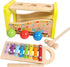 Hammer Set 1 TOWO Wooden Ball and Xylophone - Mallet and Pegs Pound a Ball Tap Bench- Toys for Babies Year Old Baby Boy
