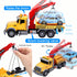 Kids Tow Truck with Car Toys for Boys Ages 4-7 - Large Working Hook Truck with Lights and Music Rescue Toys