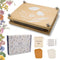 Flower Press Kit | Durable Hardwood 8x10in - Flower Preserving Kit Up