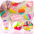 30 Packs JOYIN Valentine's Day Gift Cards with Heart Pop Bubble Keychain, Mini Pop Squeeze Toys, Stress Relief Fidget