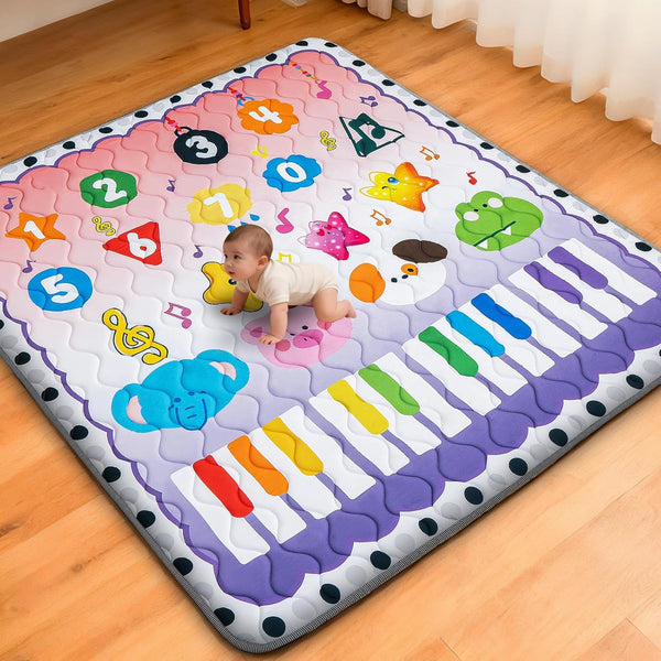 RONGFA Baby Play Mat for Floor, 71'' x 59'' Thicken Foam Soft
