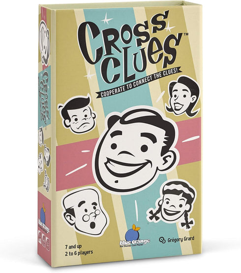 Blue Orange Games Cross Clues - New Cooperative Family Party Game for 2 to 6 Players, Recommended for Ages 7 and Up