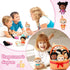 HyDren Basket Plush Baby Dolls, Set of 10 Soft Diversity Dolls 6'' Multicultural Sensory Toys for All Ages