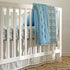 28w 52h 16d Crane Baby Wrap Around Bed Skirt for Crib, Cotton Crib Skirt for Boy's and Girl's Nursery, White, x x