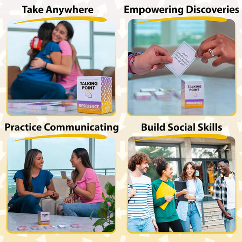 200 Resilience Conversation Starter Cards for Stronger Families - Build Trust, Safety and Connection Through