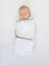 Set 3, Amazing Baby Swaddle Blanket with Adjustable Wrap, of Zebra, Confetti and Lattice, Sterling, Small