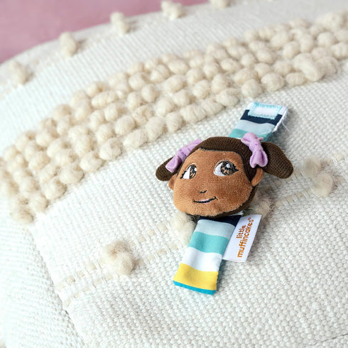 Zhara Wrist Rattle, Wearable Baby Toy for Wrist or Ankle, Age Newborn+