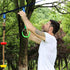 7-Pack Rainbow Craft Colorful Ninja Rings - Gymnastic Ring, Swing Bar Ring, Monkey Rings for Backyard Ninja Warrior