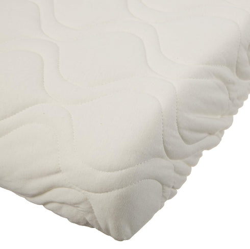 SHEETWORLD.COM SheetWorld Quilted Contoured Changing Table Pad Cover - Ivory - Made in USA