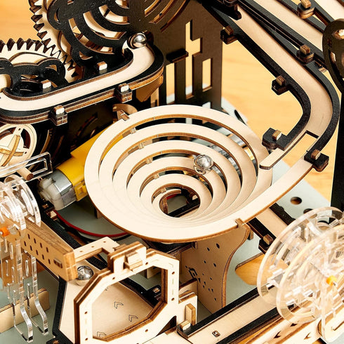 3D Wooden Puzzles Marble Run Set, Mechanical Model Kits for Christmas/Birthday Gifts for Adults and Teens