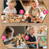 Set Drill,155Pcs Set Toolbox,STEM 3 4 5 3-5 Kids Tool with Toddler Tool with Montessori Toys for Year Old,Pretend Play