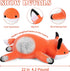 24 inches 4.2 lbs, 4.2 OurHonor Fox Weighted Stuffed Animals Weighted Stuffed Animal Pound, Weight Plush Fox Plushies
