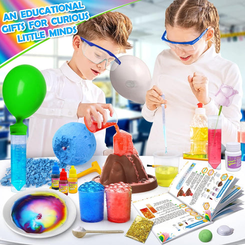 UNGLINGA 50+ Science Lab Experiments Kit for Kids, STEM Activities Educational Scientist Toys Gifts for Boys Girls