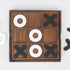 Iron & Glory Tic Tac Toe Game - Wooden Board Game for Adults & Kids, Travel & Decor