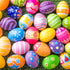 150 (1.6 2.4 Inch) Meooeck Pcs DIY Easter Eggs White Plastic Fillable DIY Empty Blank Eggs for Basket Stuffers Fillers