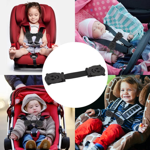 Anti Escape Car Seat Strap Baby Harness Chest Clip, Safety Strap for Children Under 1.5 Years Old (2 Pack)