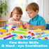 35pcs Dough Tools Dough Tools Play for Kids Clay Accessories with Rolling Pins,Letter Cutters,Roller,Safety