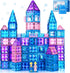 102pcs Frozen Castle Magnetic Tiles - 3D Diamond Building Blocks STEM Educational Toys for Kids Age 3-8 Birthday Gifts