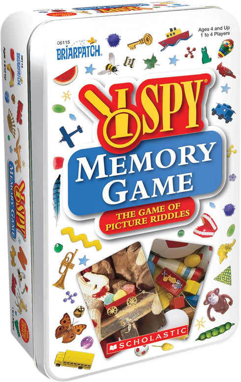 Briarpatch I SPY Memory Game Travel Tin | Early Learning Preschool Game for Ages 4+