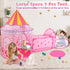 3pc Princess Fairy Tale Kids Play Tent, Cube Crawl Tunnel, Ball Pit for Toddlers Indoor Outdoor Playhouse