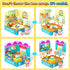 2-in-1 Gooidea Magnetic Blocks - Magnetic Building Blocks, Creative Building Craft, Sensory Clicking & Rustling, Travel