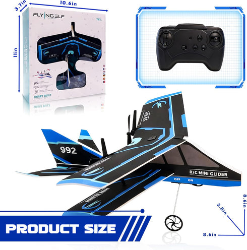 8-12 Rc Plane, Remote Control Airplane for Boys Kids Adults Toy Flying Airplane Skyriders Rc Jet Easy to Fly Outdoor