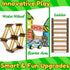 18pcs Oriate Farm Animals Fences Magnetic Tiles, Magnet Fencing Compatible Garden Farming Zoo Dinosaur, Kids Magnetic