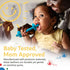 Hollow Teething Tubes - Baby Teething Toys for 0-6 Months, Teething Straws, Sticks (4 Pack)