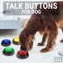 Yes No Button & Maybe Sorry Button, Set of 4 Answer Buzzers for Game Show, Sound Button Gag Gifts