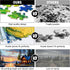 1000 Sunset 20x28 Lake Cabin Puzzles for Adults Pieces, Forest Landscape Jigsaw with Bonfire Lodge, Camping Scene