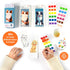648 Set, 52-Bookmarks, 3 COIPLAY Color Blocks Watercolor Paint Brushes, Silicone Cup, Meow/Bark Coloring Books, for All