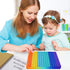 MEIBK 15X15 Multiplication Game Multiplication Tables Rainbow Education Popular fidgety Toys Multiplication Tables