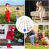 Set: 5-Piece Theefun Kids Garden Tool Safe Toddler Size Hoe, Rake, Shovel, Leaf Rake, Broom Kids Gardening Tools
