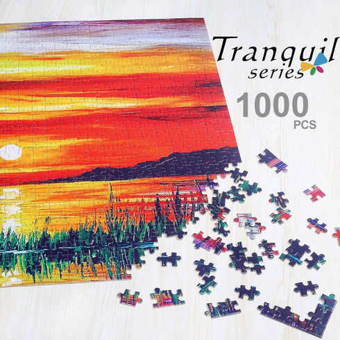 1000 Ingooood- Jigsaw Puzzles Pieces for Adult- Tranquil Series Entertainment Toys for Adult Special Graduation