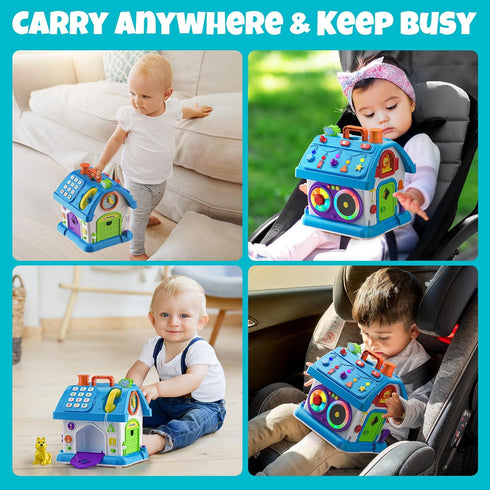 1 1st 12-18 1-2 Hurdaos Montessori Toys for Year Old Boy Girl Gifts, Birthday for One Year Old Boys Girl First Gift