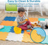 '-16 (12" 12") Enovoe Baby Play Mat for Floor - Non-Toxic, Interlocking EVA Foam Mats Pcs - Cushioned Foam Puzzle Floor