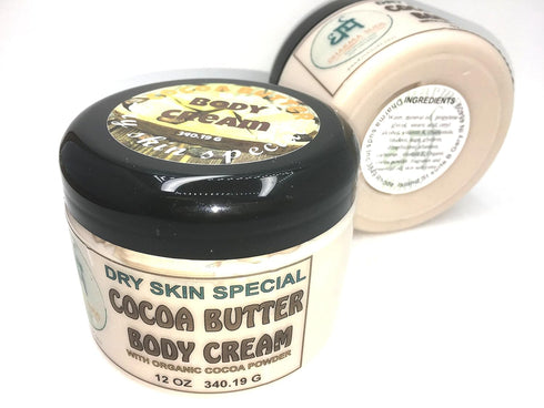 Dharma Suds 12 oz Cocoa butter moisturizer body cream dry skin special with organic cocoa powder