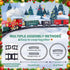 Set, Set 3 4 5 6 7 8+ Kids Train Christmas Train for Under The Trees, Electric Train Toys for Boys Girls with Steam