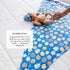 Set, Little Sleepies Swaddle & Hat Baby Swaddles Newborns, Soft Viscose from Bamboo Swaddle Blanket Wrap (Sunshine)