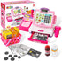 3, 4, 5, 6, 7, 8+ 57 Playset, Play Calculator Cash Register Toy Gift for Kids Girls Age Year Old, Pcs Pink Pretend