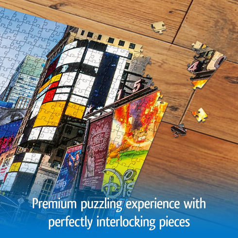 1000 Wonder Forge Times Square New York Piece Jigsaw Puzzle for Adults | Unique, Perfectly-Fitting Pieces | Fun